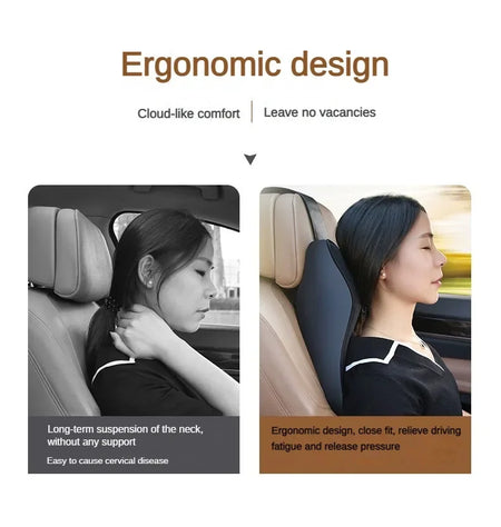 Breathable 3D Memory Foam Car Headrest &ndash; Neck Support
