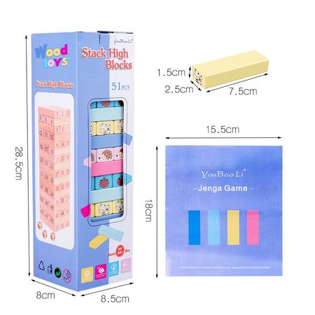 Number Animal Wooden Blocks Game &ndash; Outdoor Learning Toy