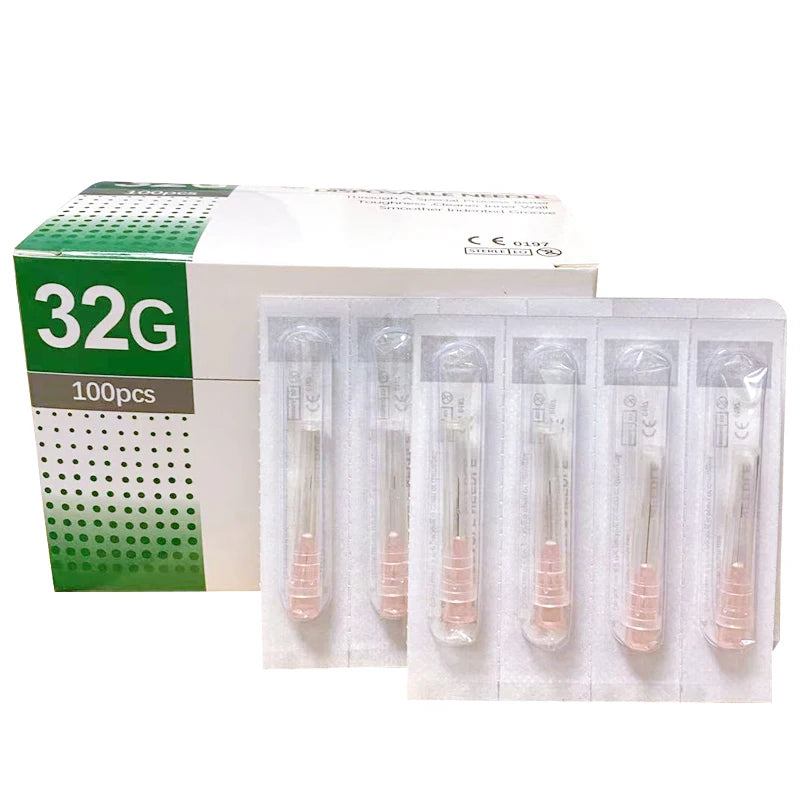 Painless 32G Small Needle Irrigator For Teeth Disposable Syringes And Needles
