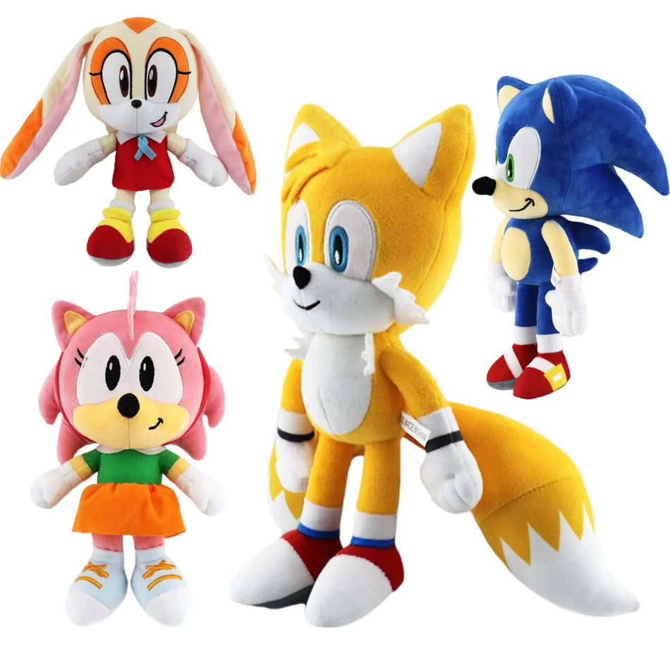 SEGA Sonic the Hedgehog Plush Toy - Amy Rose, Knuckles, Tails - 20-30CM - Gift for Children - Cyprus