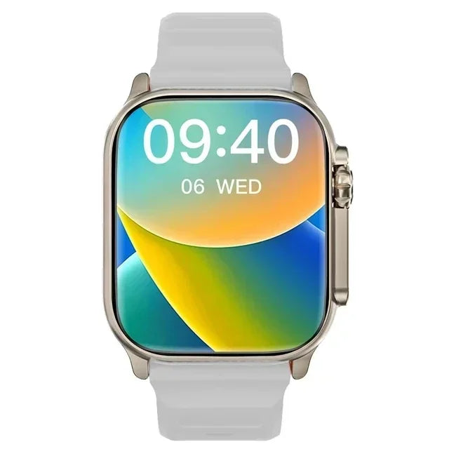 T10 Ultra Smart Watch &ndash; NFC GPS Bluetooth Calling And Music Silver