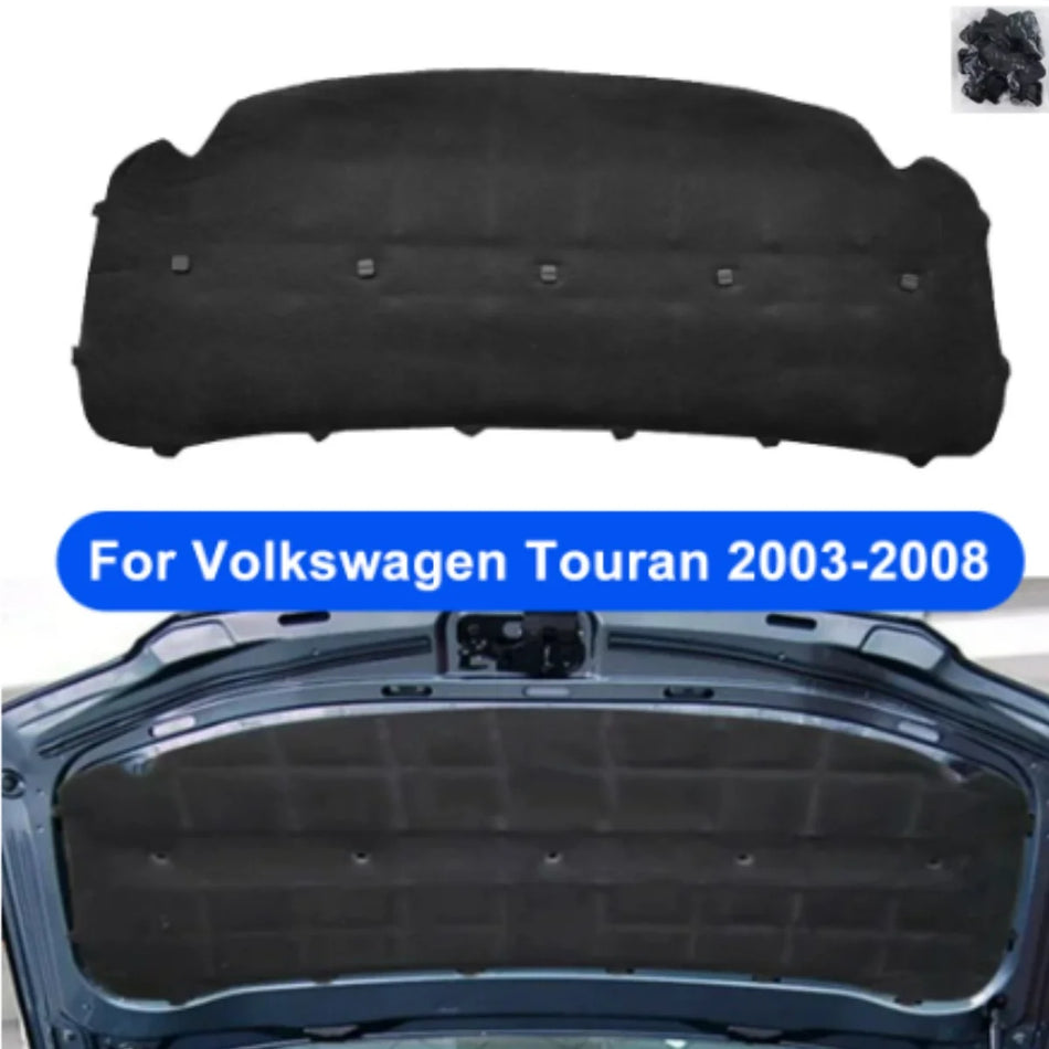 Engine Hood Soundproof Cotton for Volkswagen Touran 03-07 Rubber Foam Heat and Noise Insulation
