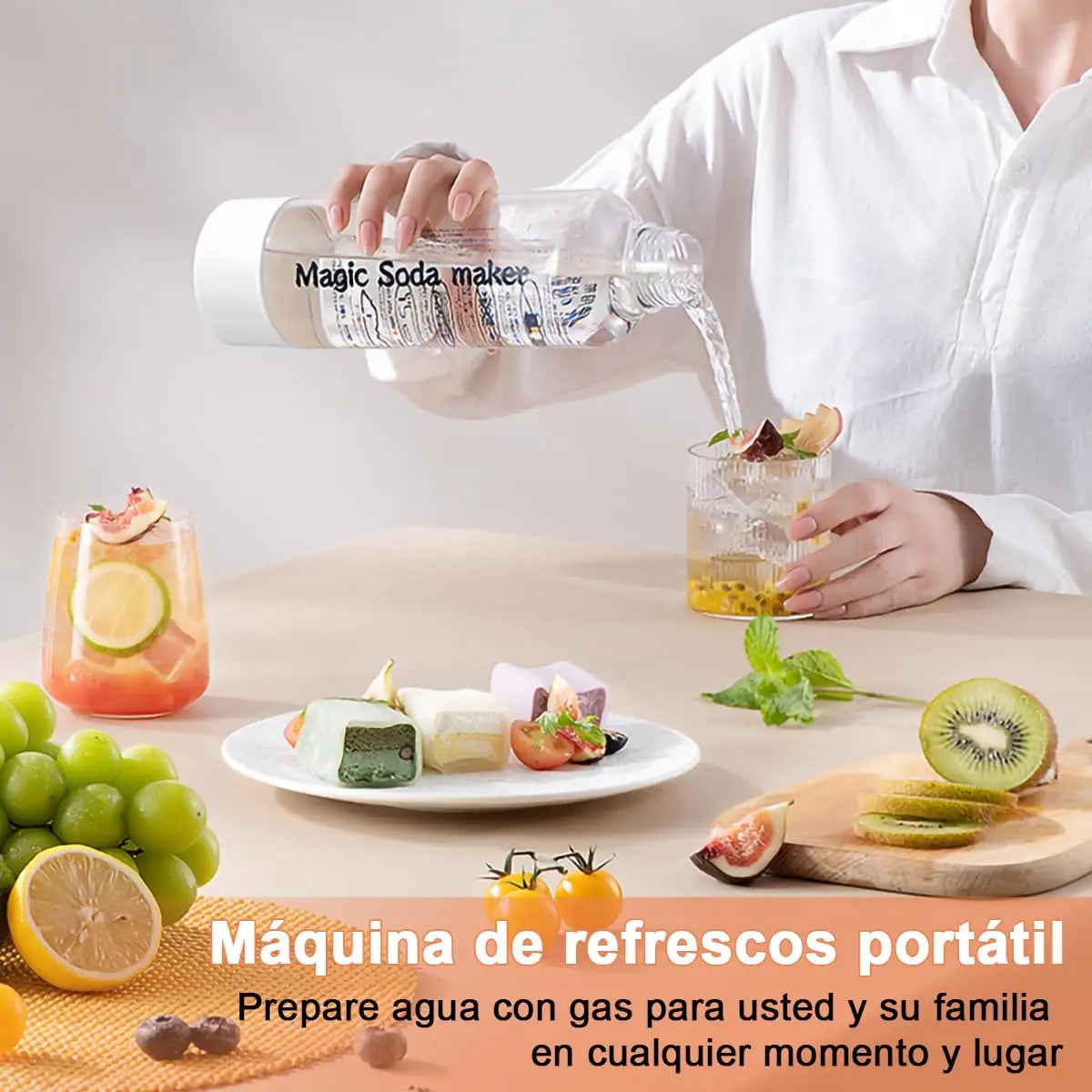Portable Soda Maker Machine &ndash; Bottom Carbonation Tech