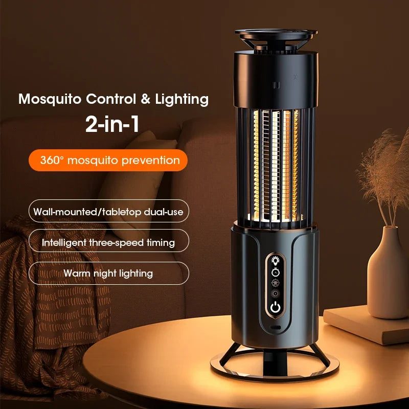 Mosquito Killer Lamp Fly Trap Lantern - USB Timed Light