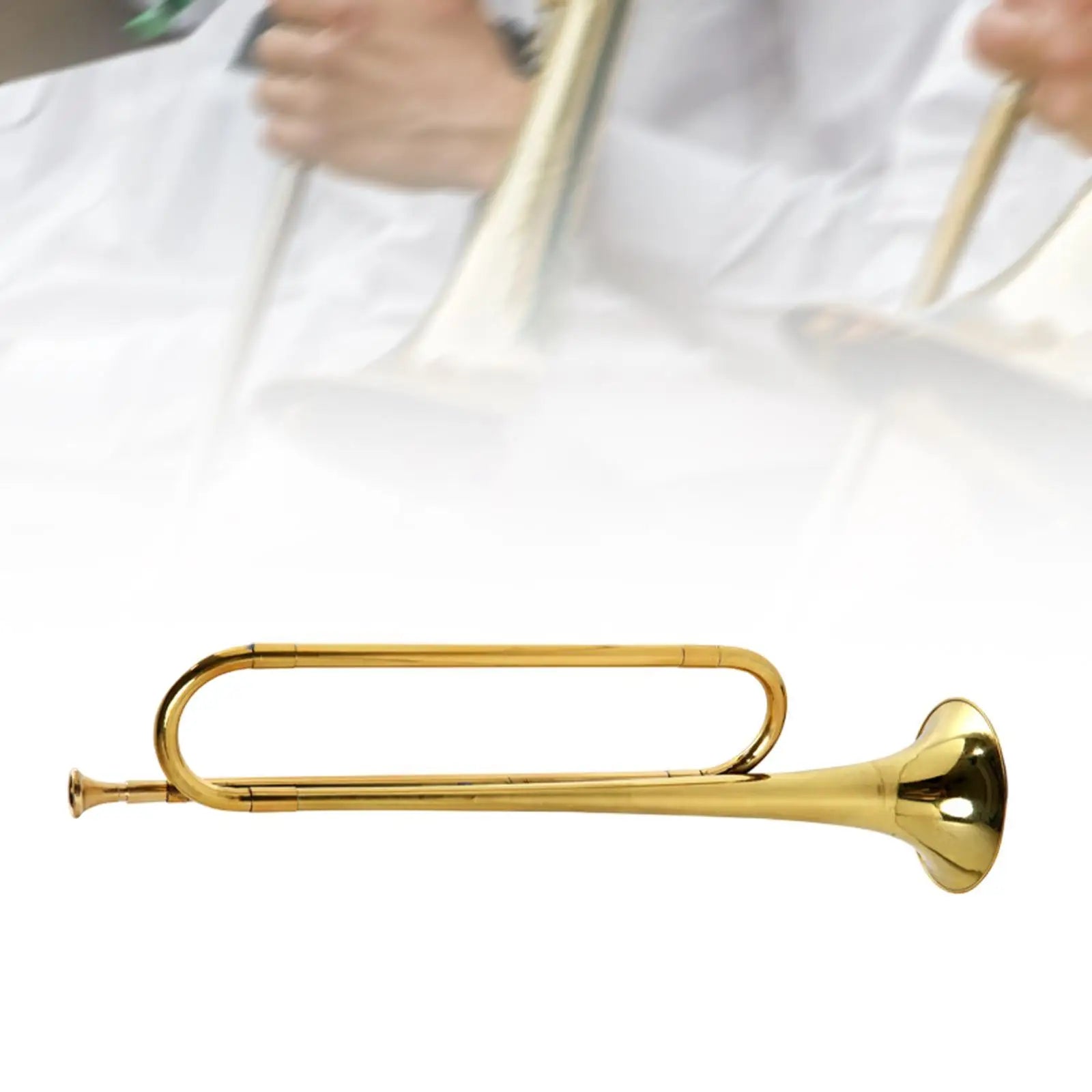 Bugle Trumpet Mini Brass C Key &ndash; Portable Student Friendly