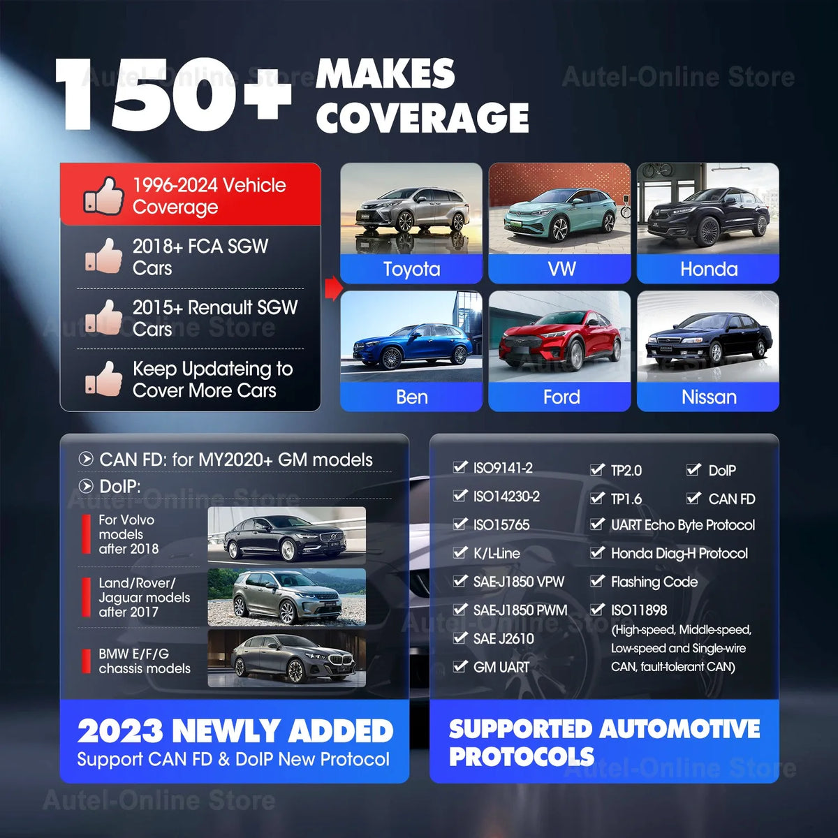 Autel MaxiCheck MK900 &ndash; Bi-Directional OBD2 Scanner