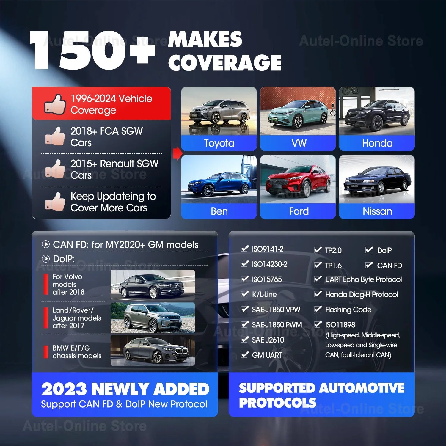 Autel MaxiCheck MK900 &ndash; Bi-Directional OBD2 Scanner