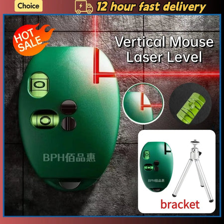 Vertical Mouse Laser Level Infrared Right Angle &ndash; 20m Range