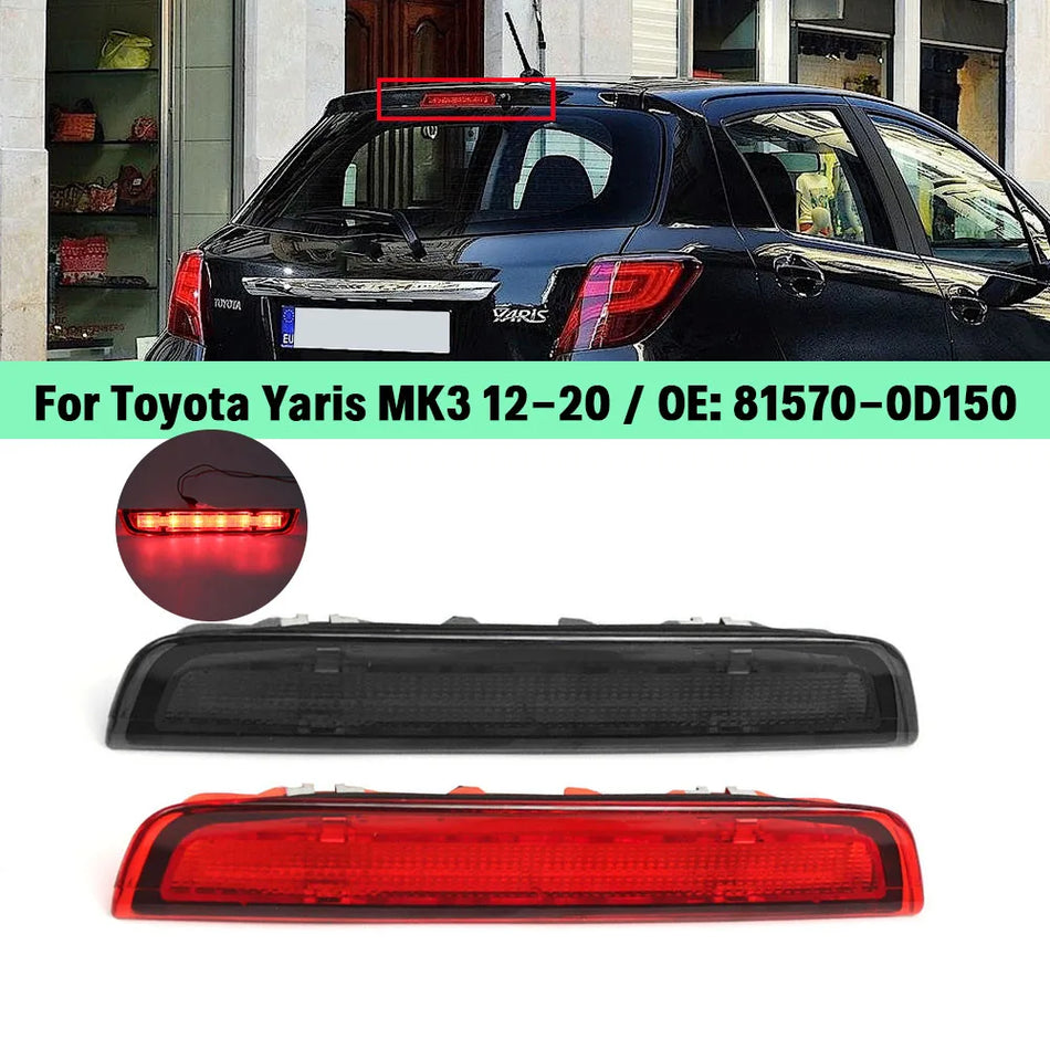 Feu de frein monté en rouge LED, troisième feu de frein pour Yaris MK3 2012-2020