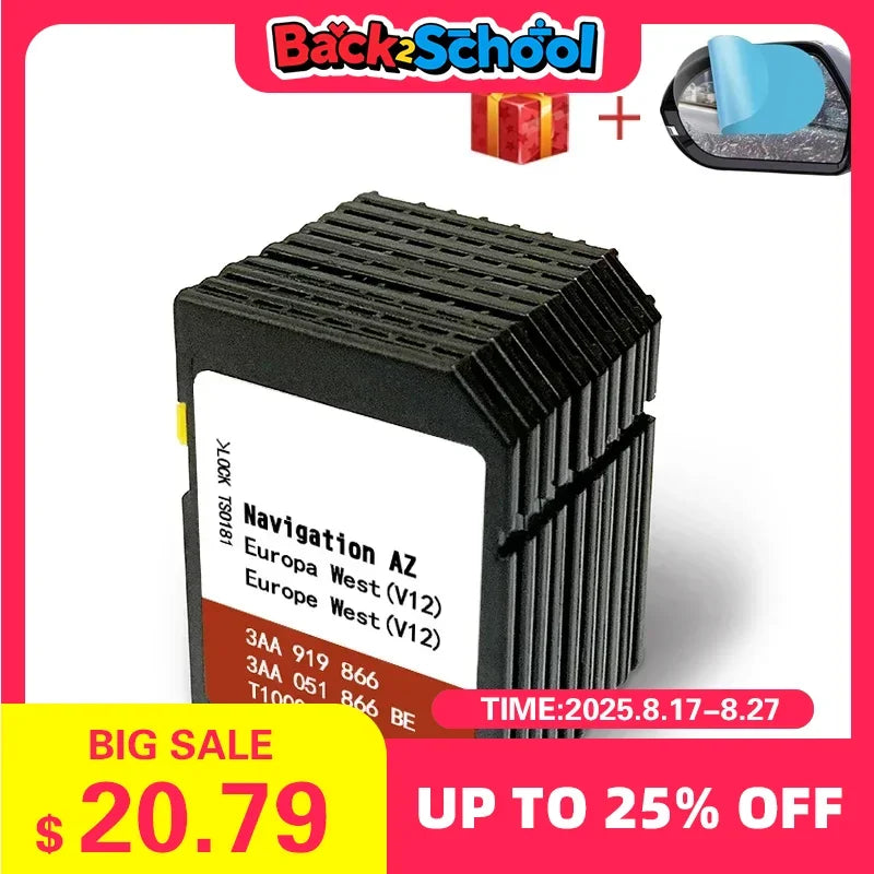 VW AZ V12 Europa West RNS 315 Nav Card &ndash; Software Update