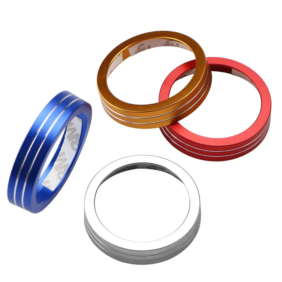 Ford Focus 2019 Aluminum Alloy Gear Shift Knob Cover Trim, Shift Ring Sticker