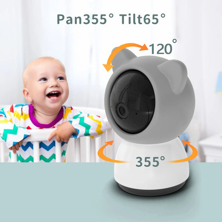 Babystar 5-Inch LCD Baby Monitor &ndash; Dual Camera Split Screen Support