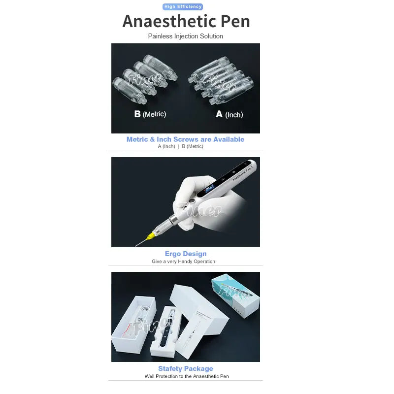 Dental Anesthesia Injector Pen &ndash; Painless Vet Syringe LCD