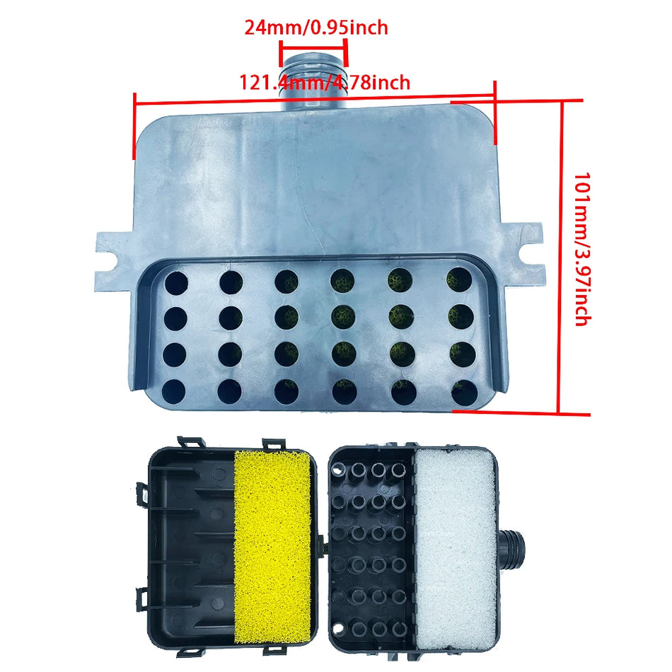 Webasto Eberspacher Diesel Bil Parkeringsvärmare Luftintagsfilter Dämpare 25mm