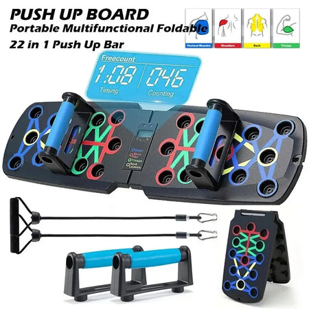 Smart Automatic Push Up Board with Body Sensor Counter for Home Fitness
