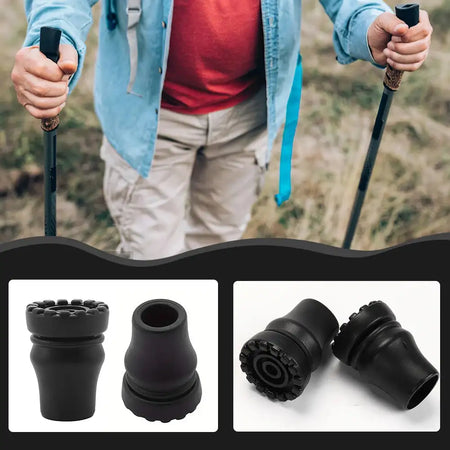 Rubber Pad Cap Antiskid Tips 16-22mm For Walking Stick Cane