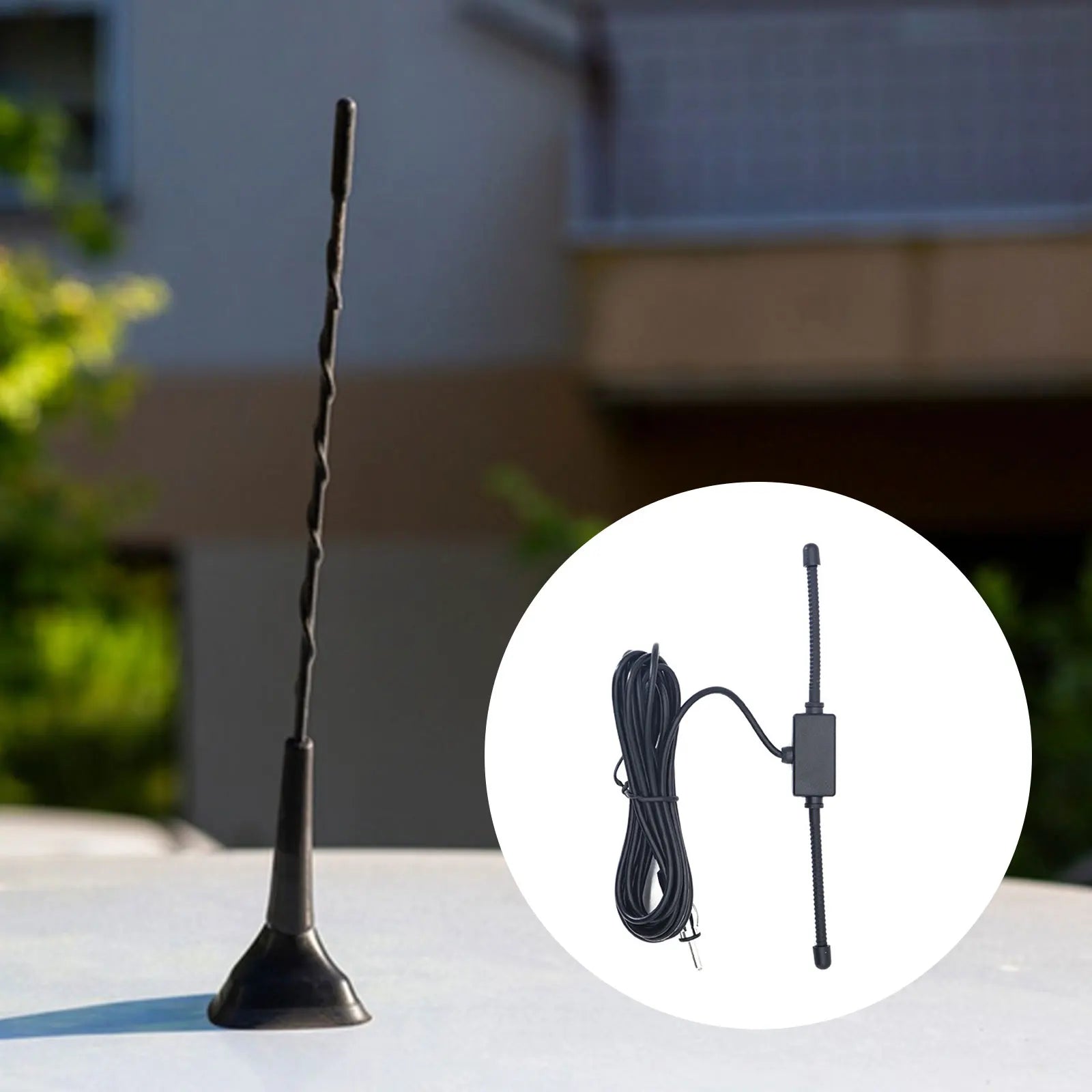 Car Windshield Antenna Booster &ndash; Enhanced FM AM Signal Quality