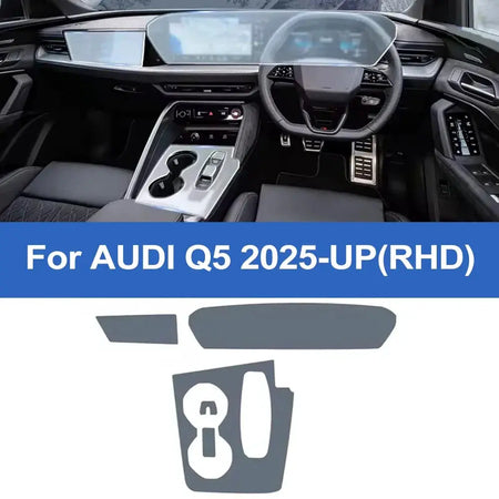 Pre Cut TPU Center Console Protective Film With Self Healing For Audi Q5 2025 by InterCyprus Trading Ltd