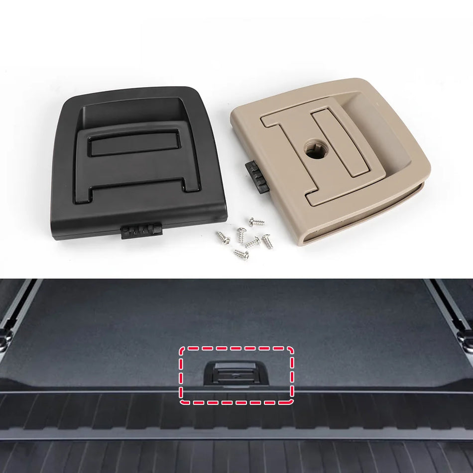 Car Rear Trunk Floor Handle Carpet For BMW X5 X6 E70 E71 F15 F16