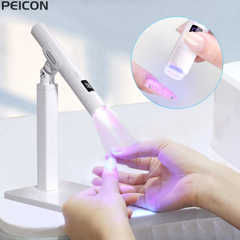 UV LED Nail Lamp for Manicure and Nail Art, Portable Mini Dryer