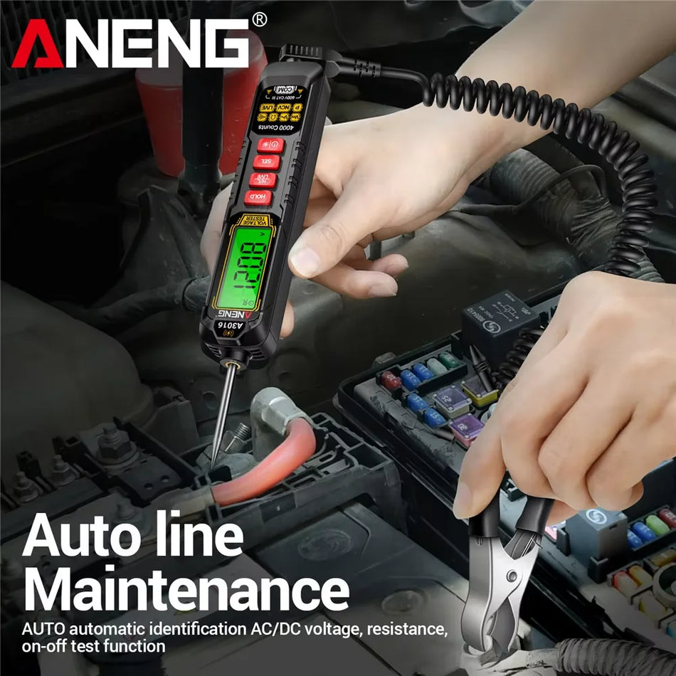 Aneng A3016 Digital Multimeter and 600V AC DC Voltage Tester Pen