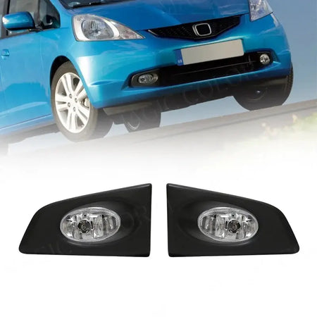 For Honda Fit Jazz G Type 2008 2009 2010 Fog Lamp Headlight Car Front Bumper Fog Light Assembly With LHD/RHD Wires Switch 2Pcs by InterCyprus Trading Ltd