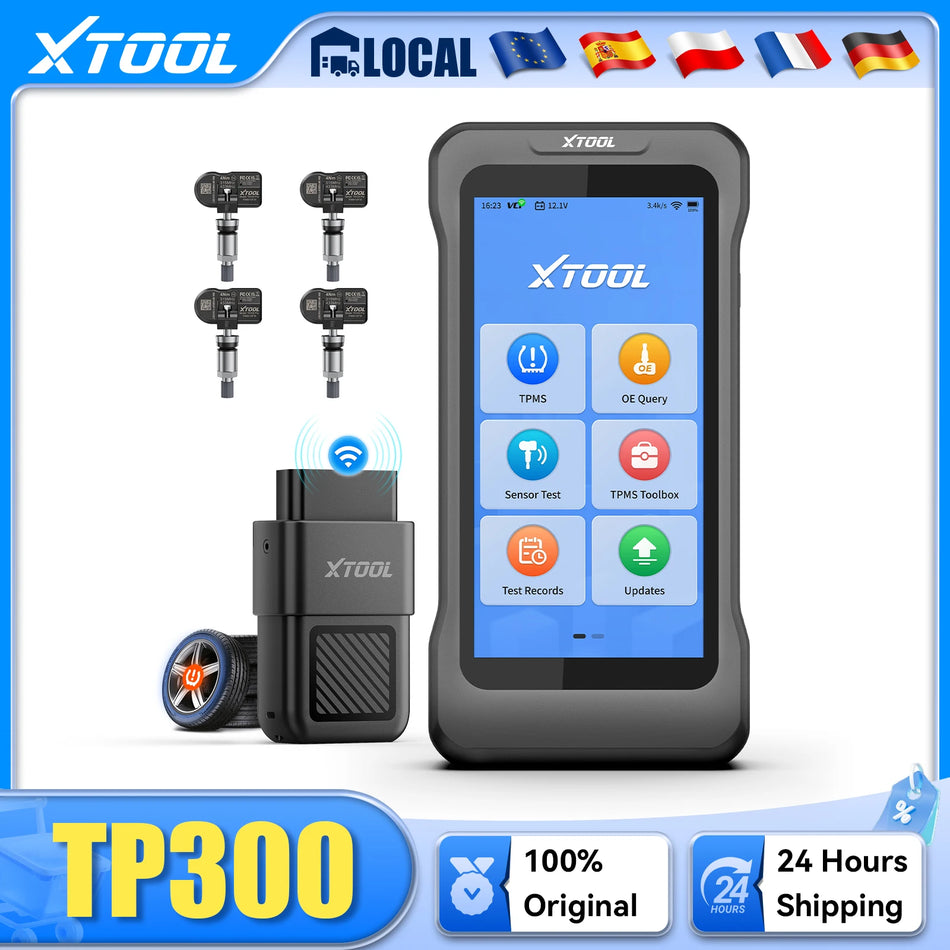 Scanner de Programação TPMS XTOOL TP300 com 8 Reinicializações e Atualizações Vitalícias