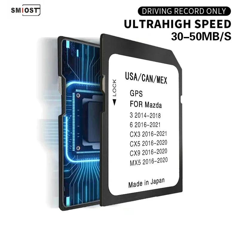 SMIOST 16GB Navigation SD Card - North America Maps