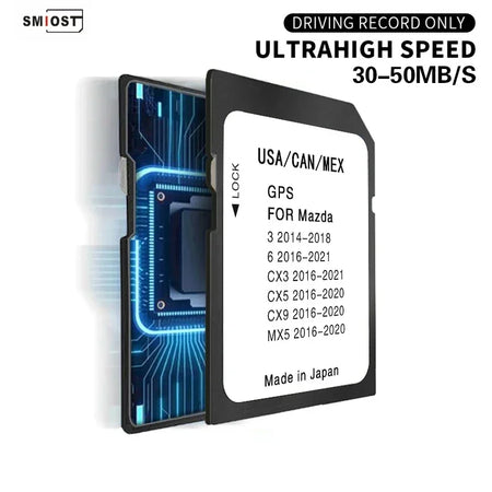 SMIOST 16GB Navigation SD Card - North America Maps