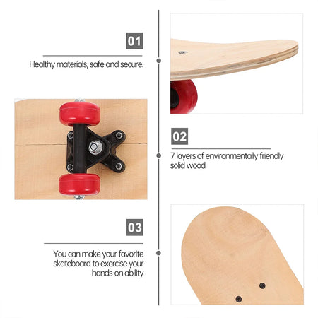 Blank Graffiti Kids Skateboard &ndash; Diy Graffiti Deck