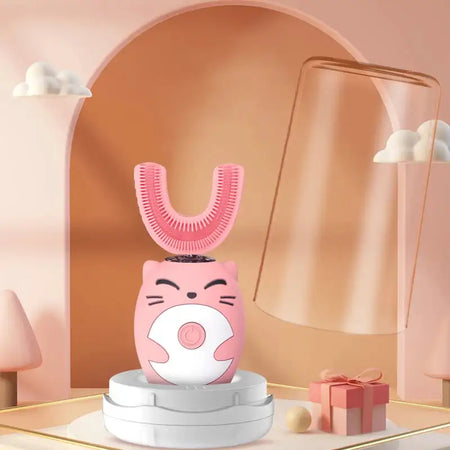 Kids Sonic U Shaped 360 Ultrasonic Toothbrush Waterproof