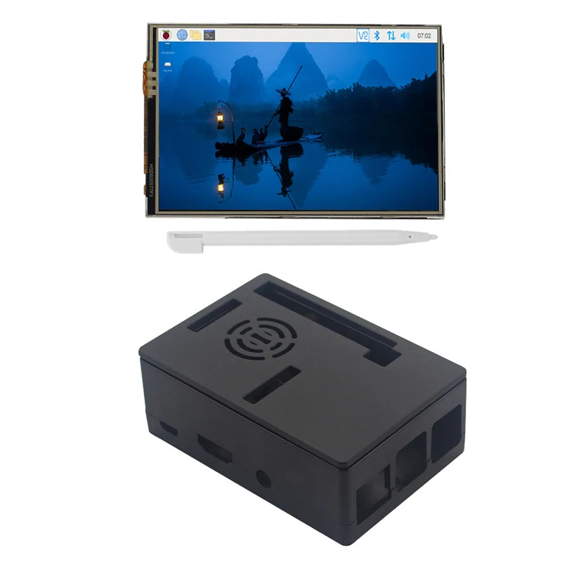 Raspberry Pi 3B Plus Touch Screen &ndash; 3.5 Inch High-Resolution Display Without Fan