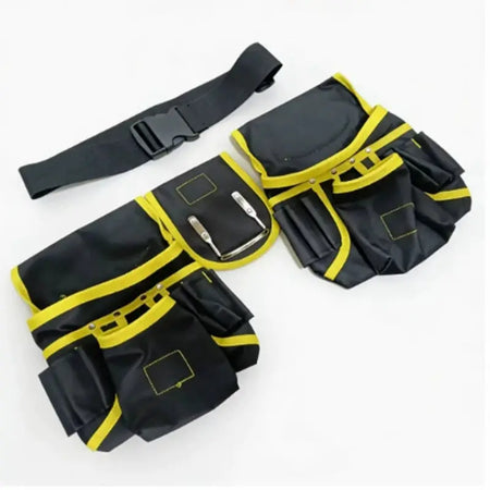 Tool Belt Bag Utility Belt Adjustable Pockets Tool Belts Detachable Work Pouch Bag Heavy Waist Apron Versatile Pouch by InterCyprus Trading Ltd