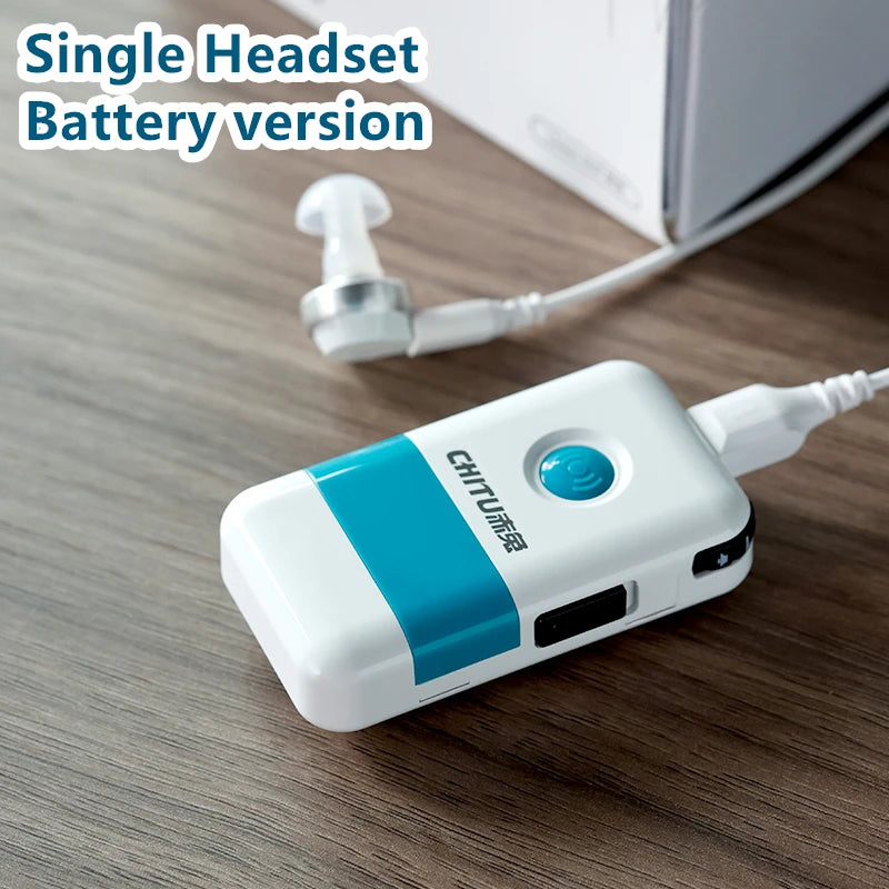 Pocket Talker &ndash; Rechargeable Hearing Aids Volume Control Battery 1headphone / CHINA