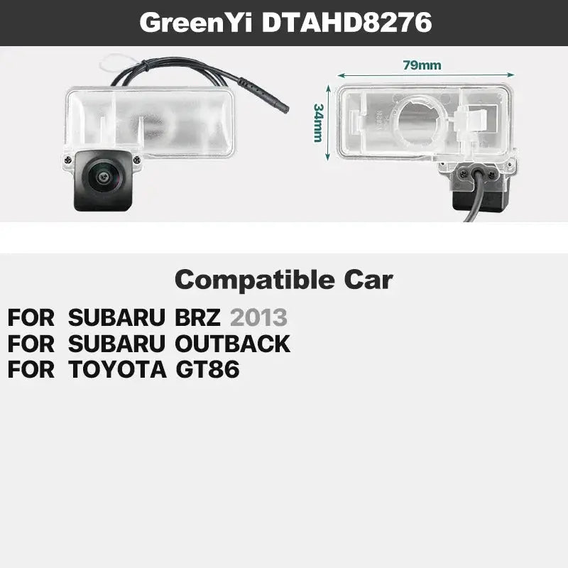 GreenYi Dynamic Trajectory AHD Car Rear View Camera For Subaru BRZ 2013 Outback FORESTER IMPREZA sedan(3C) Rversing Guide Line by InterCyprus Trading Ltd