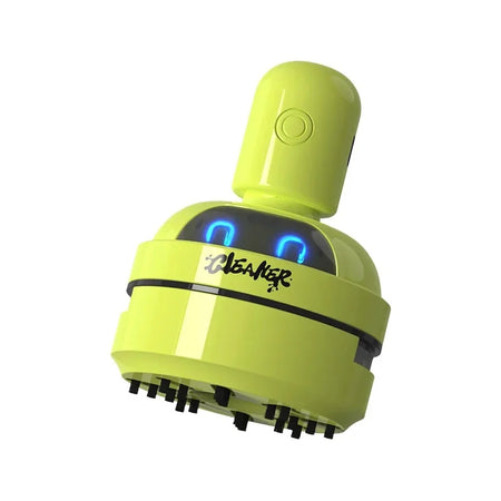 Mini Desktop Dust Collector &ndash; Compact USB Portable Vacuum 632 Green [three-gear suction charging version] English packaging