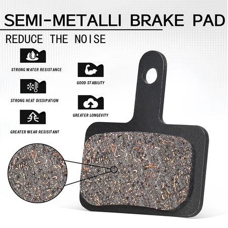 Bucklos BRP-01 &ndash; Semimetallic Brake Pads Shimano B01S B05S