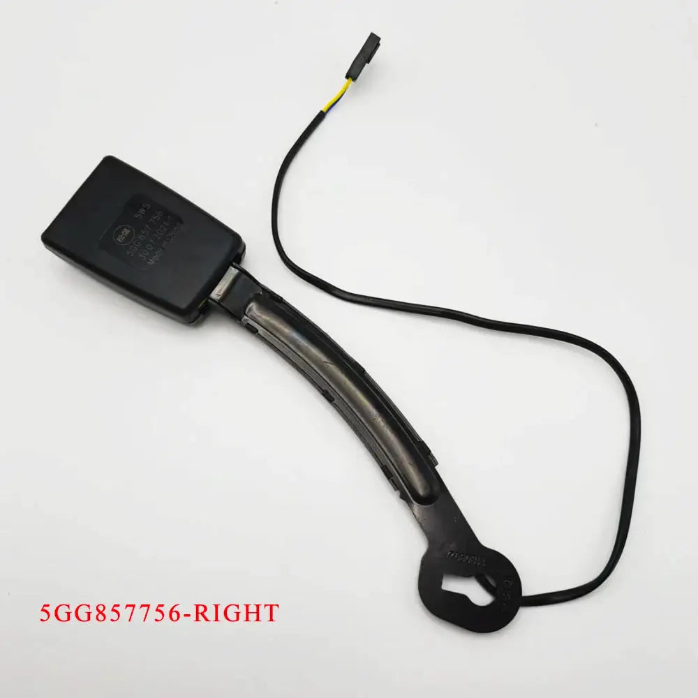 Front Seat Belt Buckle Receiver With Warning Contact For VW Golf MK7 by InterCyprus Trading Ltd
