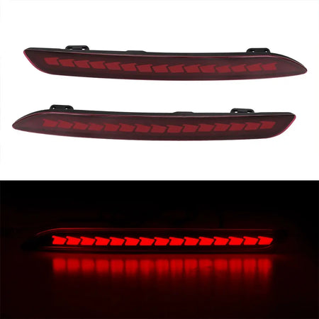 For Honda Accord 2023 2024 LED Rear Bumper Reflector Light Auto Brake Warning Lamp Waterproof Multi-function Car Accessories by InterCyprus Trading Ltd