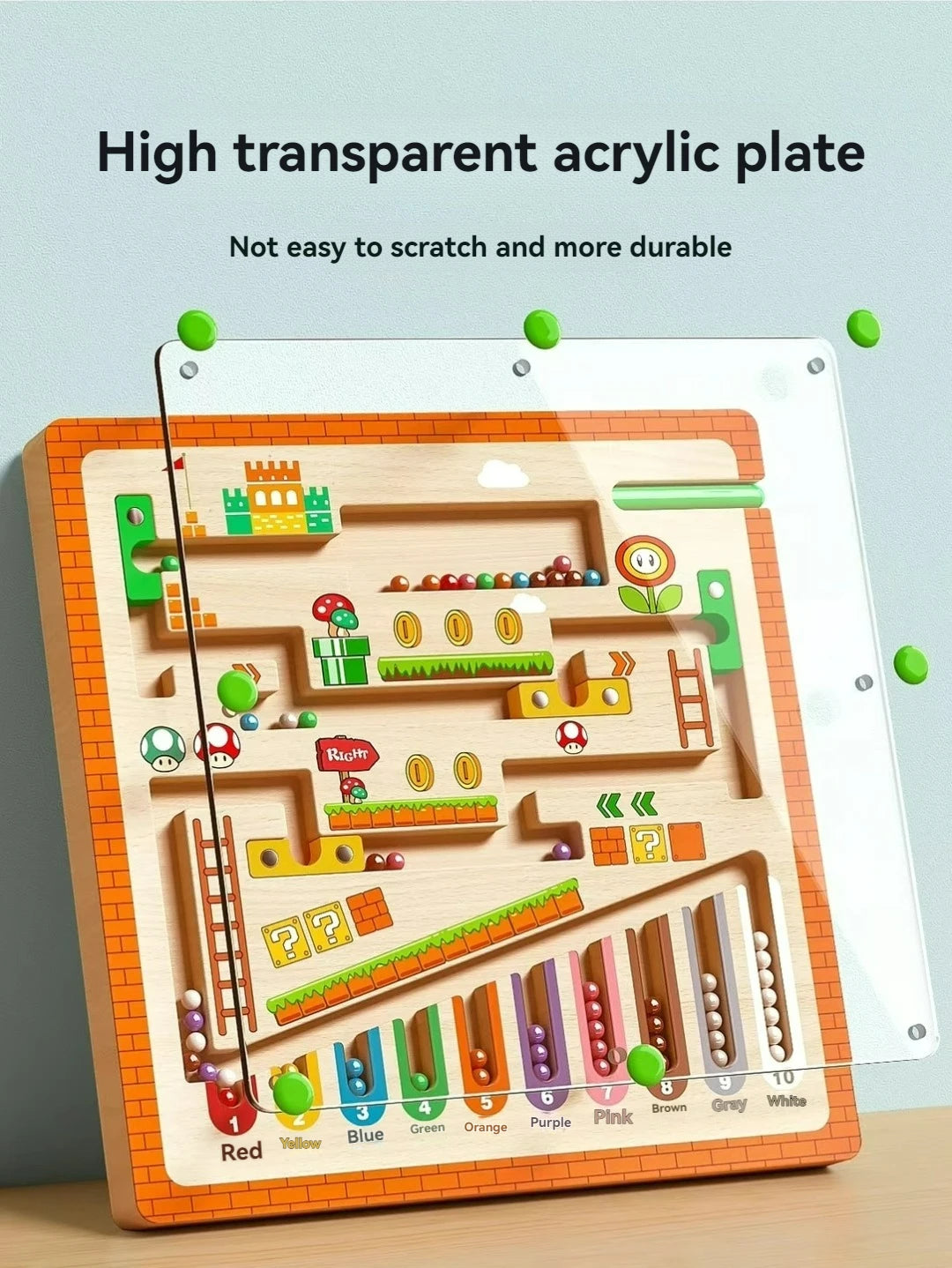 Children's Magnetic Maze Walking Ball &ndash; Enhances Concentration and Logic Skills