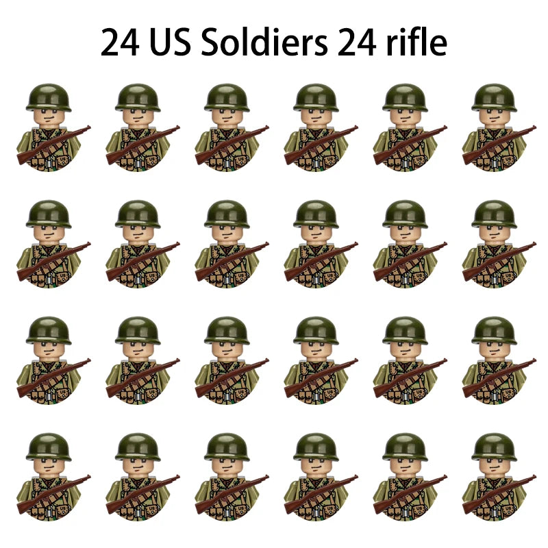 Military Building Blocks &ndash; Compatible With Lego Bricks