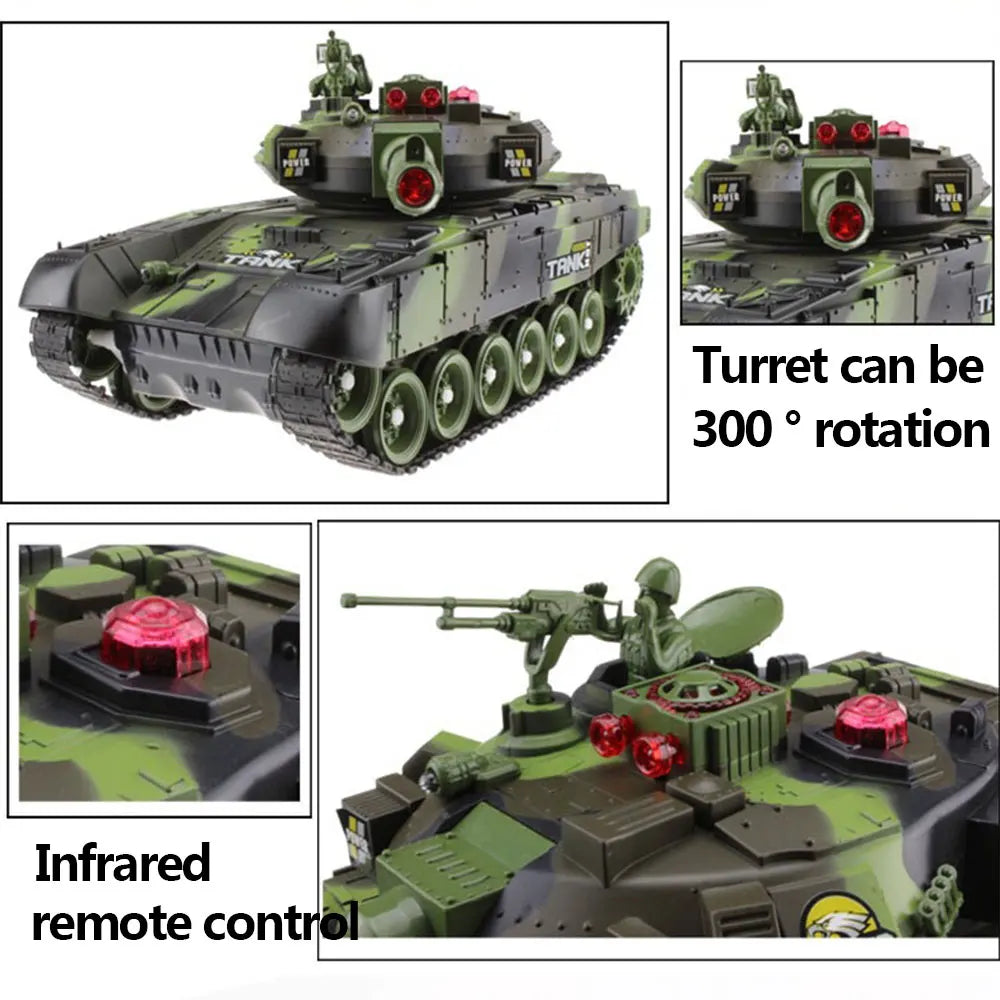 CONUSEA RC Military War Tank &ndash; Realistic Simulation Shooting