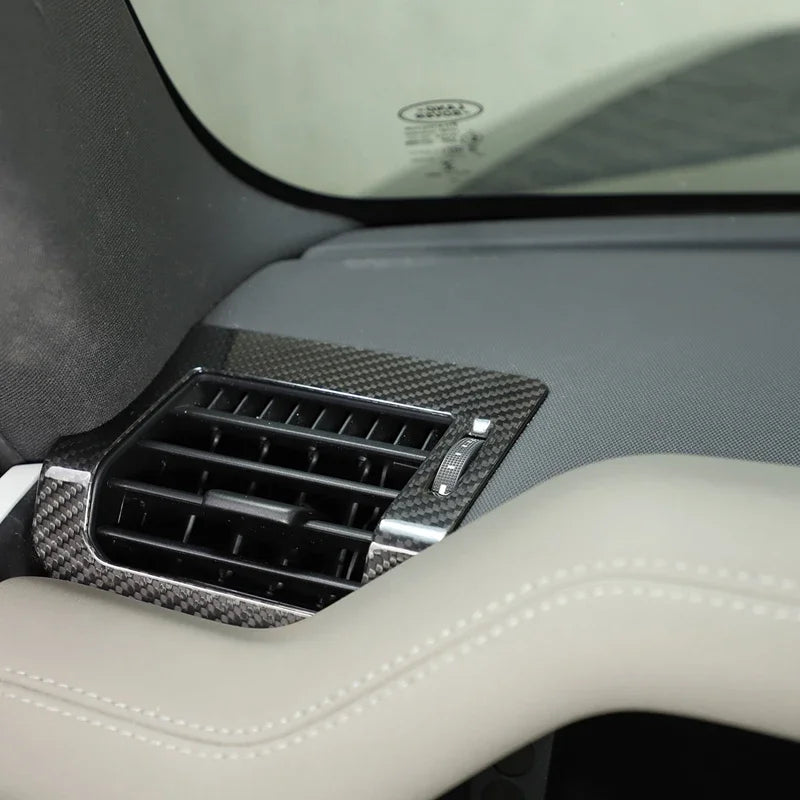 Наклейка на рамку воздуховода из углеродного волокна для Defender 90 110