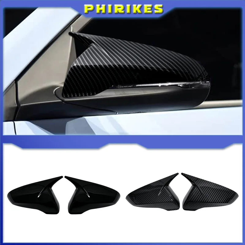 Zestaw osłon lusterka z włókna węglowego Hyundai Veloster błyszcząca czerń