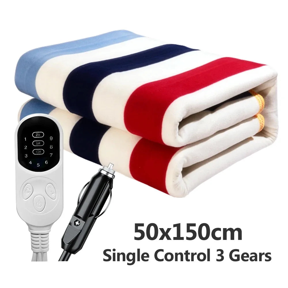 Car Electric Heated Blanket 12V &ndash; Energy Saving Warmth B 50x150CM