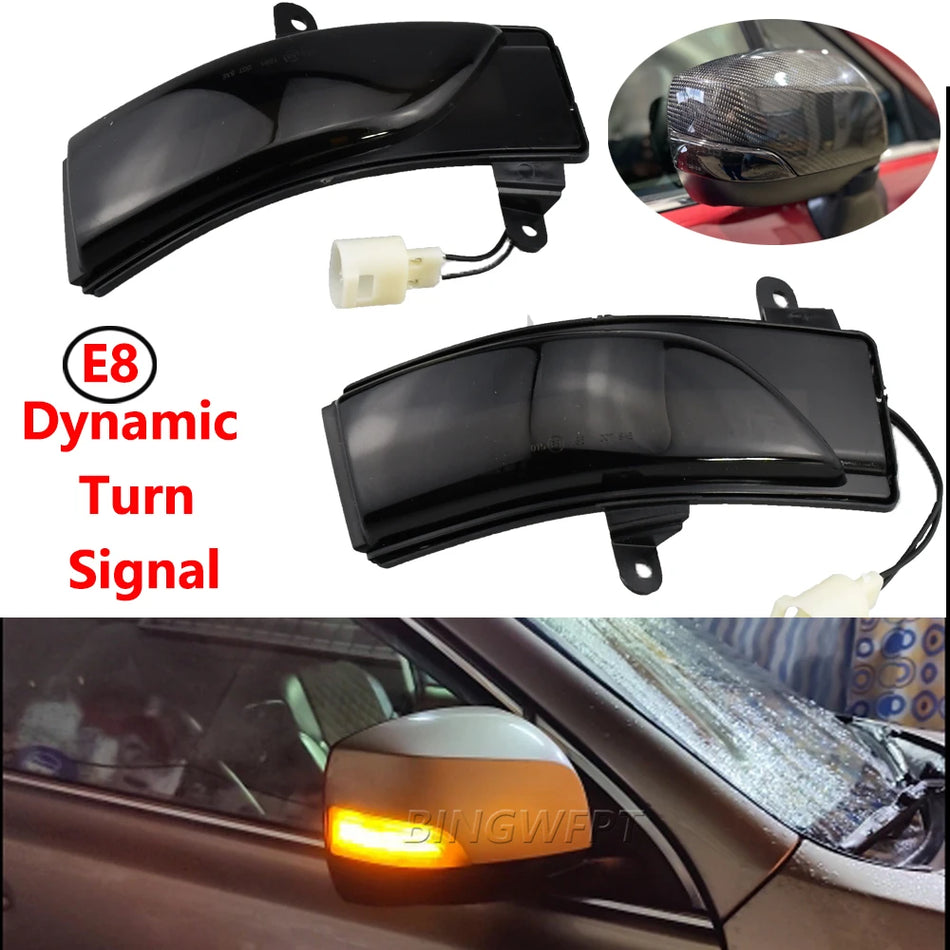 Lampa de semnalizare LED din oglinda laterală cu semnalizare dinamică pentru Subaru Crosstrek, Forester, Impreza, Legacy, Outback, WRX