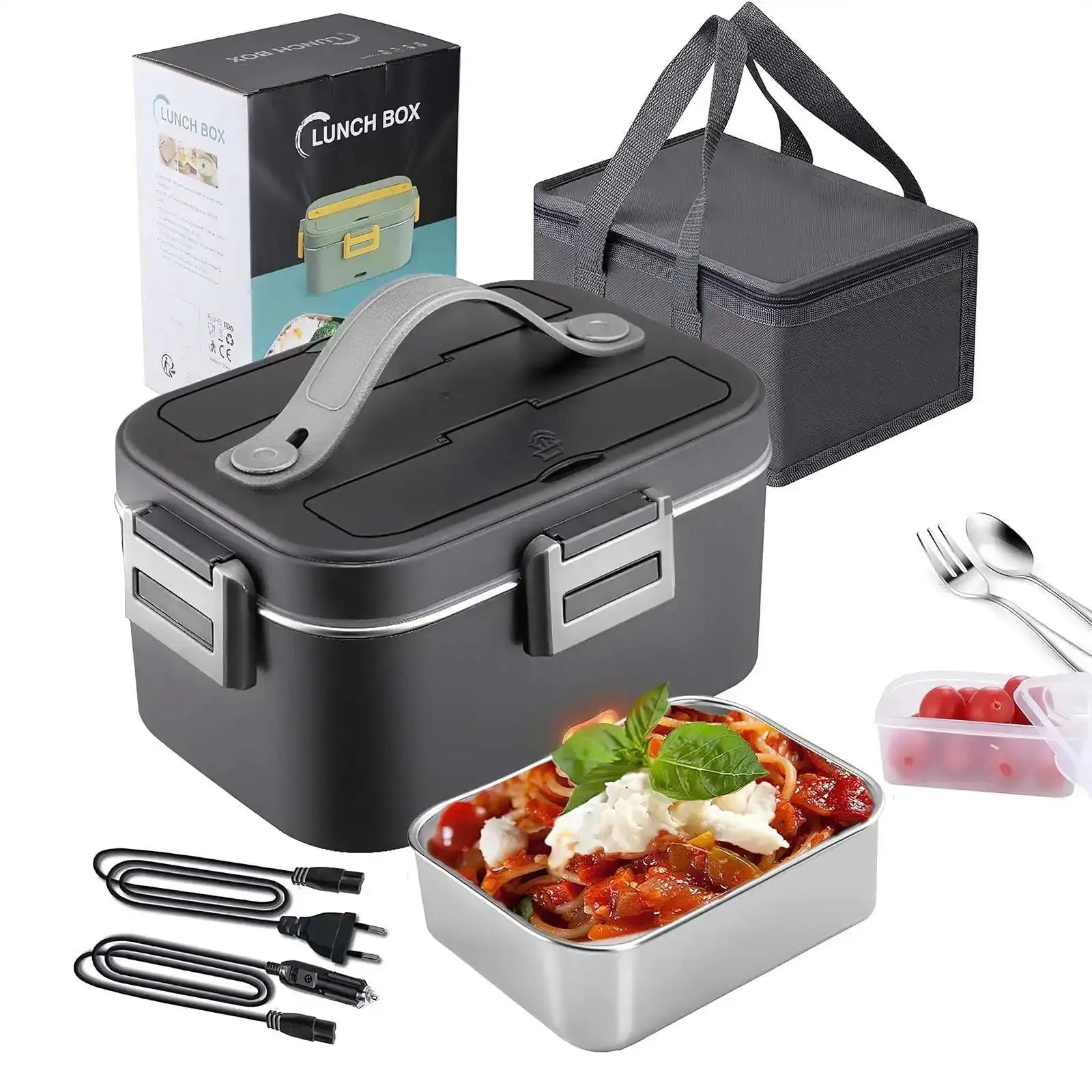Betuyoo 2-in-1 Electric Lunch Box &ndash; Leak-Proof Warmer 75W 1.8L / spain / EU