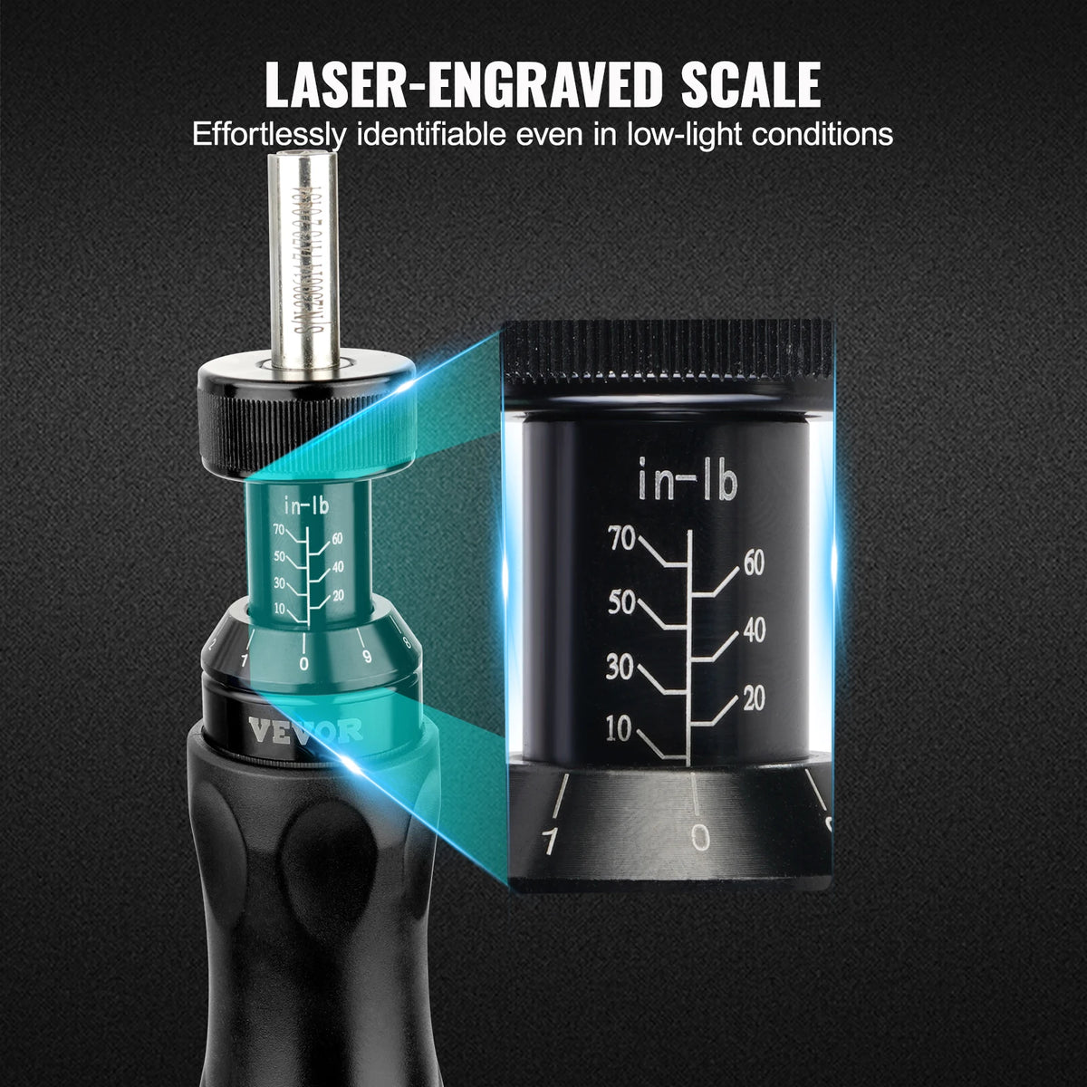 SucceBuy RTD-10-70 Torque Screwdriver - Scale For Precision