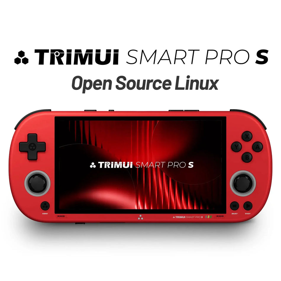 Trimui Smart Pro S Handheld Game Console, 4.96 IPS Display by InterCyprus Trading Ltd