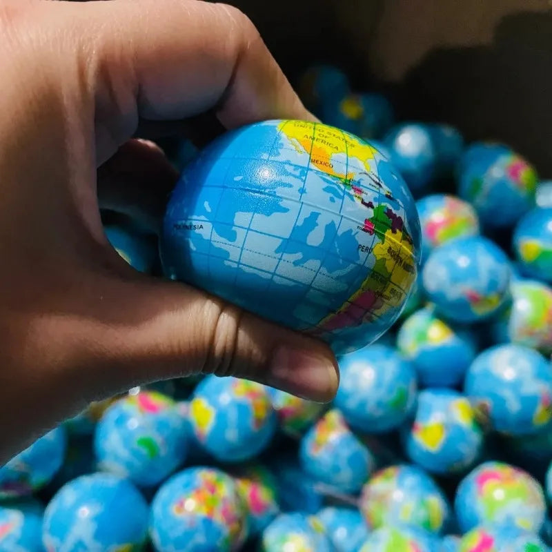 Squeeze Globe Toy &ndash; Stress Relief And Hand Exercise Toy